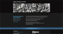 Desktop Screenshot of hipstersmokingjackets.com