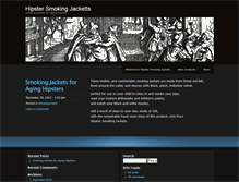 Tablet Screenshot of hipstersmokingjackets.com